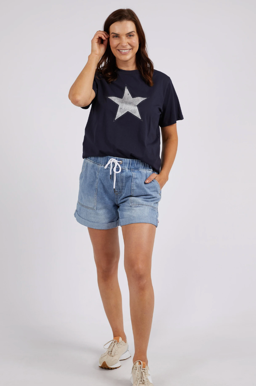 Sparkle Star Tee in Navy Sparkle Star Tee in Navy